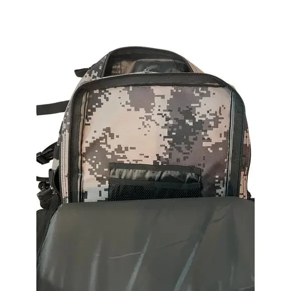 Generic Gray Black Tactical Backpack 36L